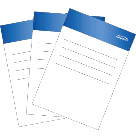 Briefpapier DIN-A4 – einseitig
